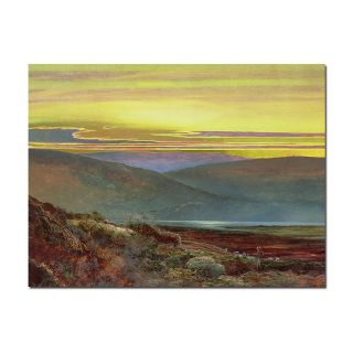  Grimshaw A Lake Landscape at Sunset Canvas Art Print   32 x 24