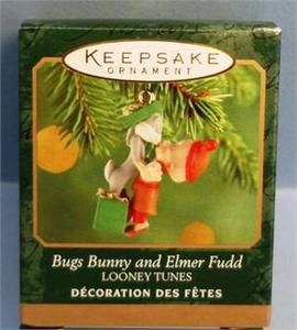 Hallmark Ornament Bugs Bunny and Elmer Fudd 1999
