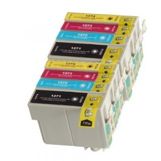 PK Non OEM Ink Cartridges for Epson Workforce 630 635 NX625 T127