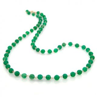Technibond® Faceted Gemstone Beaded 24 Link Necklace
