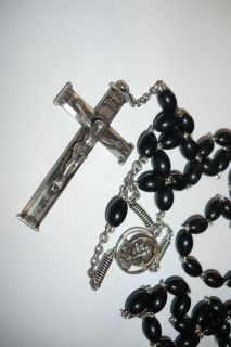 Beautiful  Vintage Sterling Silver AFCO Rosary Rosaries 22 Crucifix