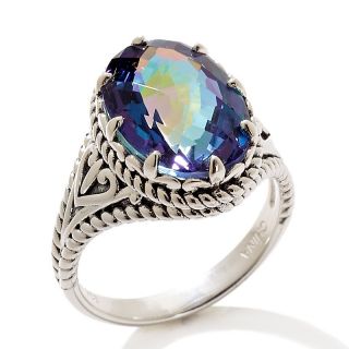 Jewelry Rings Gemstone Orvieto Silver Blue Pride Quartz Solitaire