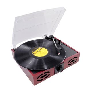 Pyle Retro Style Turntable With USB to PC
