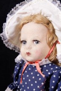  48cm French Gre Poir Cloth Doll Eugenie Poir Paris Lenci Type