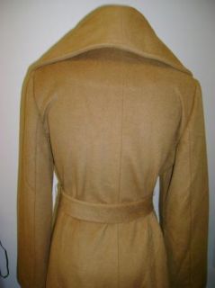 Ellen by Ellen Tracy Wool Blend Belted Maxi Coat S