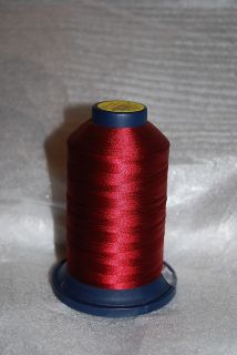 Embroidery Thread Used Cones Robison Anton 122ss CAROLINA RED