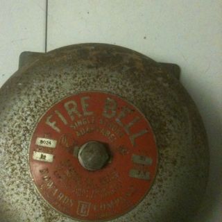 Edwards Company Fire Bell Vintage in Working Order