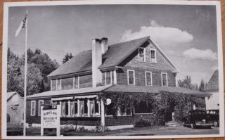 1950 Postcard Kerns Inn Restaurant Eustis Maine Me