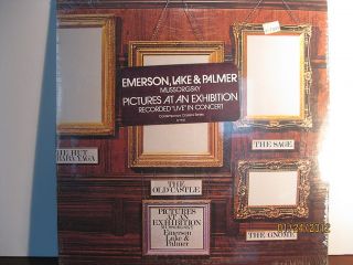 Emerson, Lake & Palmer Pictures At Orig U.S. Prog LP SEALED W/ Sticker