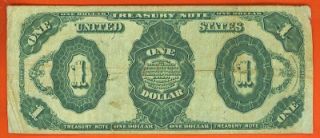 1891 large united states treasury coin note solid