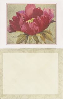 Gloria Eriksen Pink Flower Blank Notecard Greeting Card