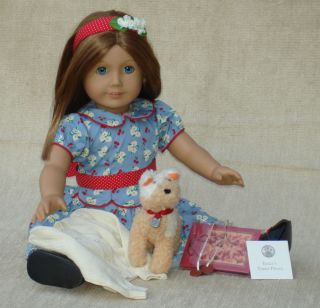 18 American Girl Doll Emily w AG Accessories Her Dog Yank Original AG