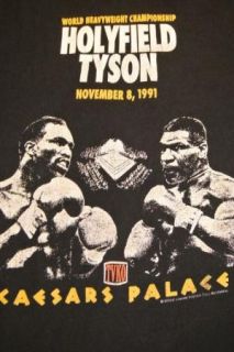 1997 mike tyson boxing evander holyfield t shirt t shirt Large/XL