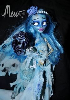 OOAK Monster High Emily Corpse Bride