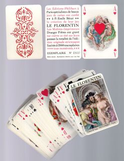 Paul Emile Becat Full Deck Erotic 1950s Playing Cards LtdEd RARE