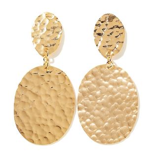 Bellezza Jewelry Collection Bellezza Adrina Hammered Disc Drop