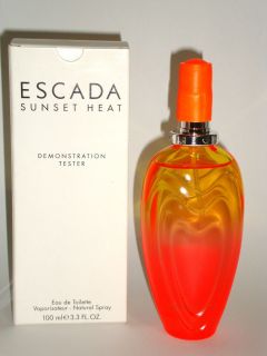 ESCADA Sunset Heat Perfume EDT Big 3 3 oz Spray 100ml Women New TST