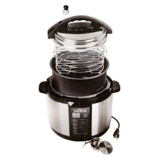 Emson 8303 Indoor Meat Smoker Pressure Cooker Hot Cold BBQ Chili Soup