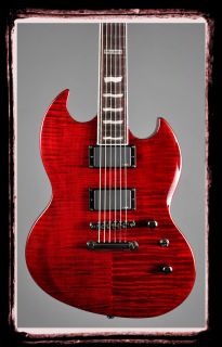 ESP LTD Standard Viper 300 Flame Maple Black Cherry Guitar EMGs