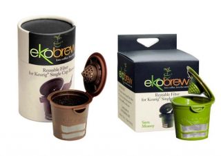 New Ekobrew Reusable Refillable Coffee Filters K Cup for Kuerig