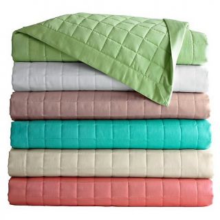 Carleton Varney 700 Thread Count Cotton Quilted Coverlet   Twin