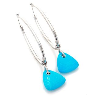Jewelry Earrings Hoop Heritage Gems White Cloud Turquoise