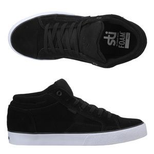 Emerica Skate Shoes HSU 2 Fusion Black White Gum Size 8 0