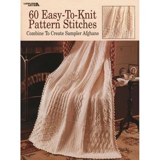  Crochet Books 60 Easy to Knit Pattern Stitches Book by Leisure Arts