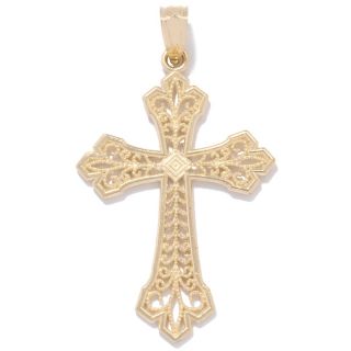 Michael Anthony Jewelry® 10K Filigree Cross Pendant