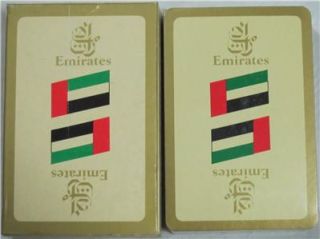 emirates airlines playing cards
