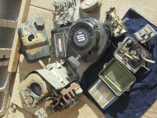 USED Briggs Stratton 5hp Horizontal engine for parts or rebuild