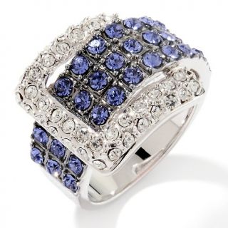  by adrienne jeweled buckle pave crystal ring rating 56 $ 19 95