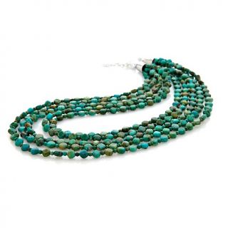 Jewelry Necklaces Beaded Jay King 5 Strand Turquoise Beaded 18 1
