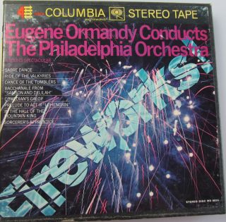  FIREWORKS!   EUGENE ORMANDY, PHIL. ORCH   REEL TO REEL 71/2