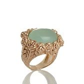 Bellezza Jewelry Collection Fiori Opaque Gem Cabochon Flower Ring