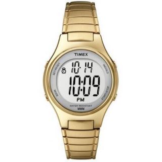  T2N312 Classic Digital Gold Case Expansion Band Dress Watch New