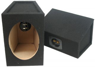 CAR AUDIO 6X9 BLACK WEDGE SPEAKERS BOX PAIR STEREO ENCLOSURE SET