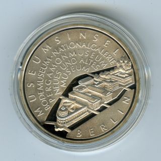 Germany 2002 Proof 10 Euro Silver Island of Museums Berlin Deutschland