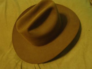 Resistol Stagecoach Western Collection Brown 3X Beaver Cowboy Hat 7 1