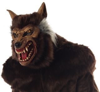 Werewolf Suit Halloween Costume Prop Theater Hair Fur Evil Wolf Dog