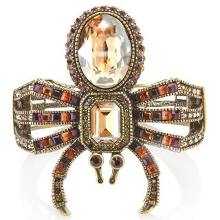 Heidi Daus Heidee Long Legs Spider Design Crystal Cuff Bracelet at