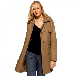 Hope by Kristian Alfonso Canvas Coat with Buttons