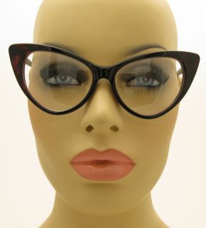  Nikita Cat Eye Clear Glasses Brown Tortoise Cateye Eyeglasses