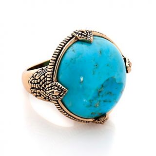 Jewelry Rings Gemstone Studio Barse Round Turquoise Bronze Ring