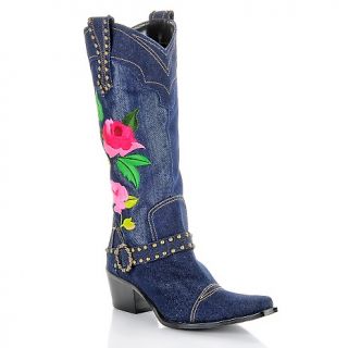  renee dakota embroidered denim boot rating 15 $ 69 92 s h $ 7 22