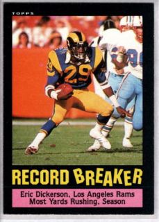  Eric Dickerson 1985 Topps 2