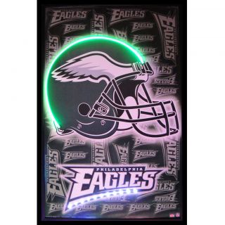 Neon and LED sign Football Helmet NFL Eagles Huge wall lamp light just