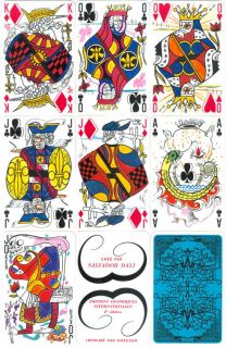 RARE French SALVADOR DALI Playing Cards   2nd Edition 1969   ORIGINAL