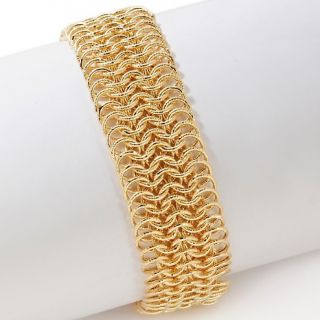 Technibond® Diamond Cut Woven Link Bracelet