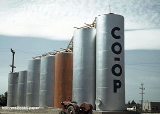 Co Op Grain Elevators Caldwell Idaho Photo Picture 1941
